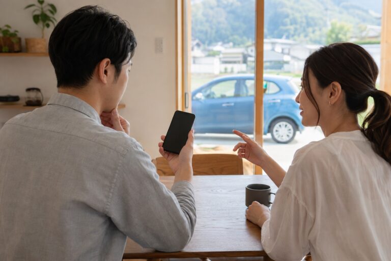 支払いの遅れがあると車は無理を確認する車選びのイメージ