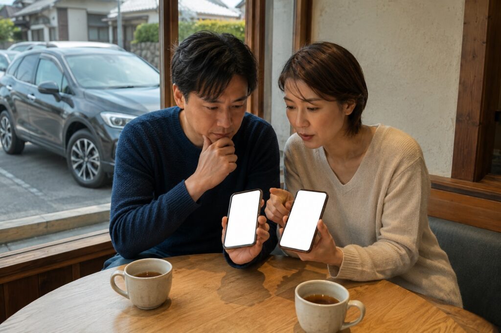 ローン否決後の申込みは何からを確認する車選びのイメージ
