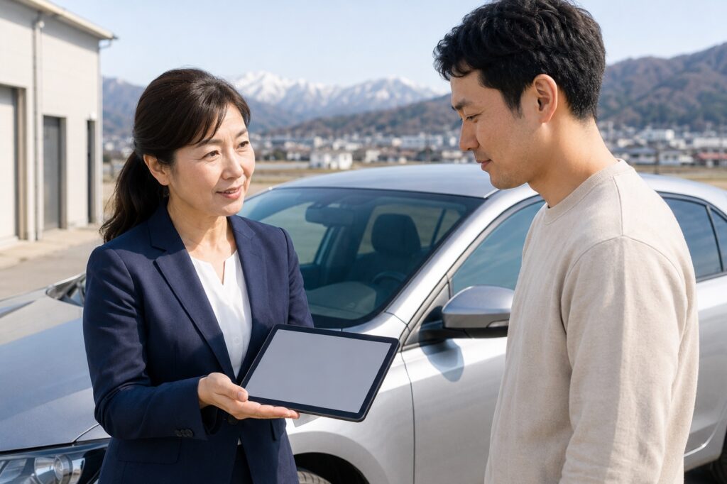 自社ローンの店選びで失敗しないを確認する車選びのイメージ