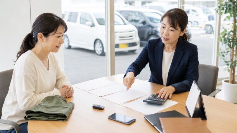 車の支払い回数は多いほど安心を確認する車選びのイメージ