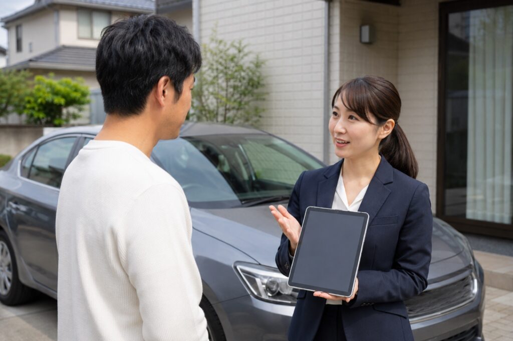 中古車の初期費用が不安を確認する車選びのイメージ
