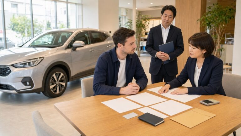 保証人なしで車を買えるを確認する車選びのイメージ