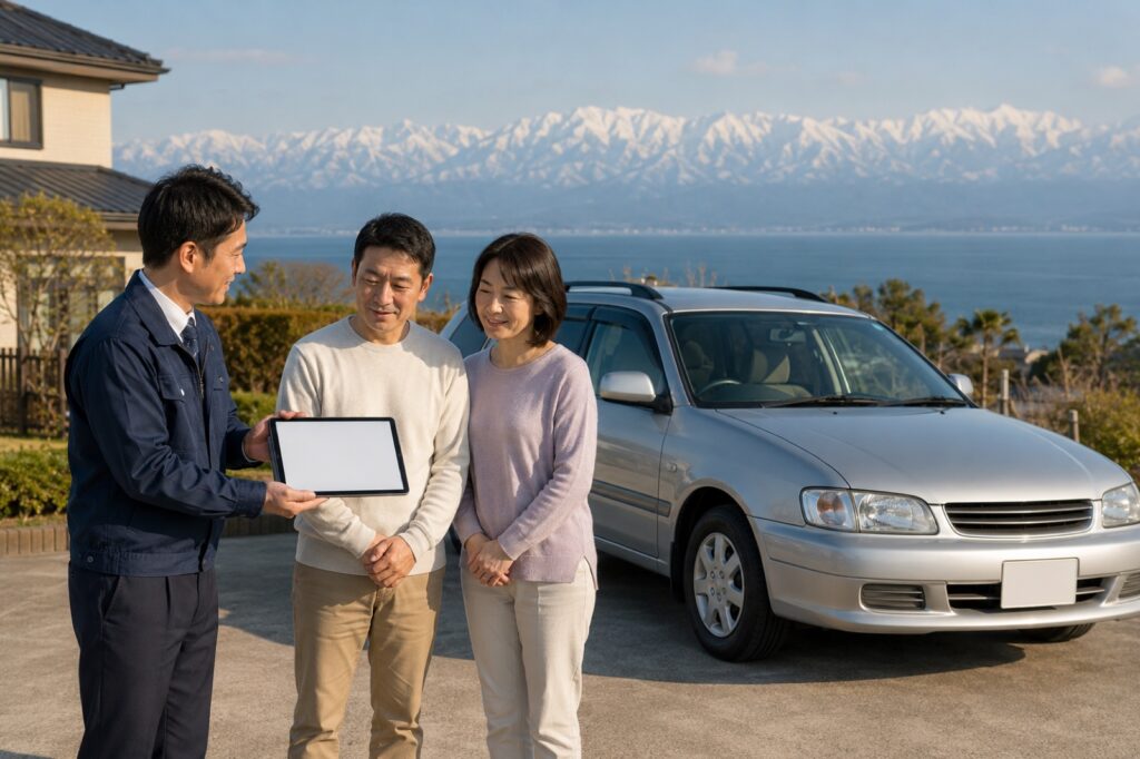 遠方からの中古車購入で困らないを確認する車選びのイメージ