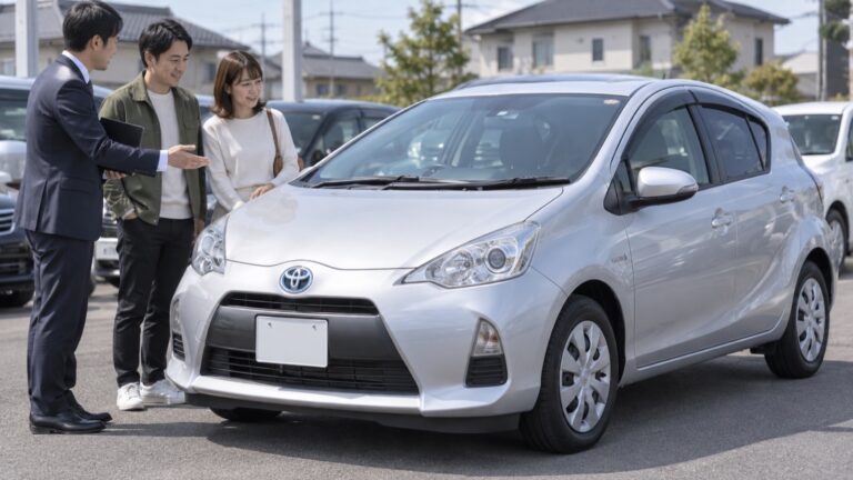 アクアの中古車なら家計に合うを確認する車選びのイメージ