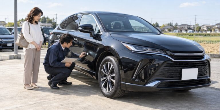 ハリアーの中古車で困らないを確認する車選びのイメージ