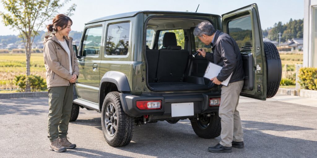 ジムニーは日常使いで困らないを確認する車選びのイメージ